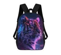 sinyumoney Tiger Space Animal Sac À Dos Enfant Tendance Et Amusant, Sac À Dos Pour Garçons Et Adolescents, Sac D'école Imprimé En 3D Pour Garçons 17inch