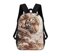 sinyumoney Tiger Swirl Sac À Dos Scolaire Tendance, Sac À Dos Imperméable Et Décontracté - Parfait Pour Les Voyages, Le Travail Et Le Quotidien 17inch