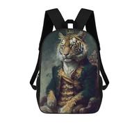 sinyumoney Tiger Unrealism Sacs À Dos Scolaires Pour Enfants, Sac D'école Imprimé En 3D Pour Garçons, Élèves Du Primaire Et Du Collège 17inch