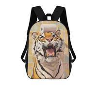 sinyumoney Tiger with Toilet Paper on Head Sacs À Dos Imprimés En 3D Pour Enfants, Sacs D'école Tendance Pour Garçons, Sacs De Voyage, Sacs Scolaires Pour Élèves Du Primaire 17inch