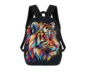 sinyumoney Tiger Wpap Pop Art Sacs À Dos Pour Enfants, Sac À Dos Scolaire, Sac À Dos Imprimé En 3D Pour Enfants, Sac À Dos De Voyage, Sac À Livres, Sac D'école Pour Enfants 17inch