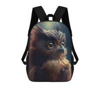 sinyumoney Tiny Brown Owls Gaze Sacs À Dos Scolaires Pour Enfants, Sac D'école Imprimé En 3D Pour Garçons, Élèves Du Primaire Et Du Collège 17inch