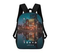 sinyumoney Tokyo Light Sacs À Dos, Sac À Dos Enfant, Sac D'école, Sac À Dos De Voyage Imprimé En 3D, Accessoire De Mode, Sac À Dos Imperméable Pour Enfants 17inch