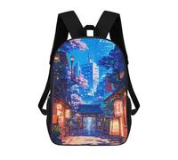 sinyumoney Tokyo Spring Sac À Dos Scolaire Pour Enfants, Imprimé En 3D, Sac À Dos Tendance Pour Garçons, Élèves Du Primaire Et Du Collège 17inch