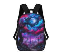 sinyumoney Tokyo Tower Under A Cosmic Sky Sacs À Dos Imprimés En 3D Pour Enfants, Sacs D'école Tendance Pour Garçons, Élèves Du Primaire Et Du Collège 17inch