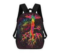 sinyumoney Tree of Life Sac À Dos Scolaire Imprimé En 3D Pour Enfants, Sac À Dos De Voyage Tendance Et Décontracté Pour Écoliers 17inch