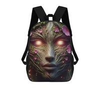 sinyumoney Tree Spirit Face Sacs À Dos Pour Enfants, Sac À Dos Scolaire, Sac À Dos Imprimé En 3D Pour Enfants, Sac À Dos De Voyage, Sac À Livres, Sac D'école Pour Enfants 17inch