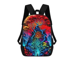 sinyumoney Treehouse of Dreams Sac À Dos Scolaire Pour Enfants, Imprimé En 3D, Sac À Dos Tendance Pour Garçons, Élèves Du Primaire Et Du Collège 17inch