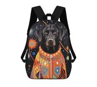 sinyumoney Tribal Animal 15 Labrador Sac À Dos Scolaire Imprimé En 3D Pour Enfants, Sac À Dos Garçon/fille, Sac De Voyage Pour Enfants 17inch