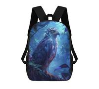 sinyumoney Tropical Majestic Eagle Sacs À Dos Imprimés En 3D 17inch Sac À Dos Scolaire Pour Enfants, Sac À Dos Décontracté Pour La Journée, Sac De Voyage Décontracté Pour Les Élèves Du Collège