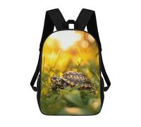 sinyumoney Turtle in Golden Light Sac À Dos Scolaire Imprimé En 3D Pour Garçons Et Filles, Sac À Dos Pour Ordinateur Portable Pour Enfants/étudiants/adultes 17inch