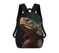 sinyumoney Turtle Portrait Sacs À Dos Pour Enfants, Sac À Dos Scolaire, Sac À Dos Imprimé En 3D Pour Enfants, Sac À Dos De Voyage, Sac À Livres, Sac D'école Pour Enfants 17inch