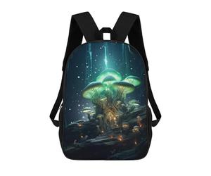 sinyumoney Twilight Mushroom Canopy Sac À Dos Imprimé En 3D Pour Enfants, Sac D'école, Sac De Voyage Grande Capacité, Sac À Livres, Sac À Dos Pour Enfants 17inch