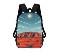 sinyumoney Uluru Night Sky Sac À Dos, Cartable Imprimé En 3D, Sac À Goûter, Sac À Dos De Voyage, Sac À Dos Entre Amis, Sac À Dos Scolaire Pour Filles Et Garçons 17inch