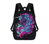 sinyumoney Unicorn Animal Neon Friend Sac À Dos Scolaire Pour Filles Et Garçons, Avec Poche, Sac À Dos Tendance Pour Enfants 17inch