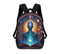 sinyumoney Universal Energy Cosmic Connection Sac À Dos Scolaire Pour Enfants, Imprimé En 3D, Pour Garçons, Élèves Du Primaire Et Du Collège 17inch