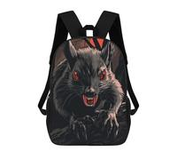 sinyumoney Vampire Gothic Squirrel Sacs À Dos Scolaires Pour Garçons Et Filles, Sacs À Dos Décontractés Pour Le Sport, Sacs À Dos De Grande Capacité Pour L'école Primaire 17inch