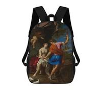 sinyumoney Venus And Adonis 1650 Sac À Dos Scolaire Imprimé En 3D Pour Garçons Et Filles, Sac À Dos Pour Enfants, Sac De Voyage 17inch