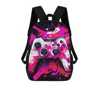 sinyumoney Vibrant Gaming Controller Artwork -167 Sac À Dos Scolaire Imprimé En 3D, Sac À Dos Tendance Pour Enfants, Sac À Dos Pour Garçons, Élèves Du Collège 17inch