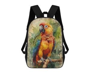 sinyumoney Vibrant Scarlet Macaw Sacs À Dos Scolaires Pour Enfants, Sac D'école Imprimé En 3D Pour Garçons, Élèves Du Primaire Et Du Collège 17inch