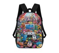 sinyumoney Video Game Odyssey -10 Sacs À Dos Pour Enfants, Cartables 3D Personnalisés Pour Garçons Et Filles, Grands Sacs À Dos Scolaires Décontractés 17inch