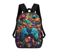 sinyumoney Video Game Paradise -1 Sac À Dos Scolaire Pour Enfants, Imprimé En 3D, Pour Garçons, Élèves Du Primaire Et Du Collège 17inch