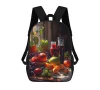 sinyumoney Vintage Kitchen Sac À Dos Scolaire Pour Adolescents, Imprimé En 3D, Ajustable, À Poches Tendance, Pour Enfants, Garçons, Filles, Étudiants Et Adolescents 17inch