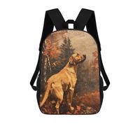 sinyumoney Vintage Labrador Retriever Sac À Dos Imprimé Pour Enfants, Sac D'école, Sac De Voyage Pour Adultes Et Enfants 17inch