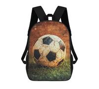 sinyumoney Vintage Soccer Ball Sac À Dos Enfant, Cartable Imprimé En 3D Pour Garçons Et Adolescents 17inch