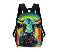 sinyumoney Vivant Paysage urbain Gaming Controller Artwork Sac à dos pour enfants Sac d'école Garçons Dessin animé Impression 3D Étudiant Sac à dos d'école Ordinateur portable Sac à dos de jour pour