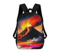 sinyumoney Volcano Eruption Scene-1 Sac À Dos En Peluche À Motif Dessin Animé, Sac À Dos 3D Pour Enfants, Idée Cadeau D'anniversaire Pour Garçons Et Filles 17inch