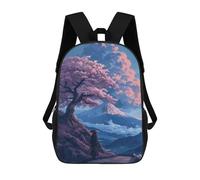 sinyumoney Walking in Solitude Japan Sacs À Dos Décontractés Pour Enfants, Sacs D'école Pour Adolescents, Filles Et Garçons, Sacs À Dos Pour Livres 17inch