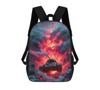 sinyumoney War Tank Battle Scene-1 Sac À Dos Pour Garçons Et Adolescents, Sacs À Dos Pour Filles, Sacs À Dos Pour Tout-petits, Sacs À Livres Pour L'école Primaire Et Le Collège 17inch