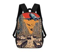 sinyumoney War Tank Sac À Dos Scolaire Imprimé En 3D Pour Enfants, Sac À Dos Garçon/fille, Sac De Voyage Pour Enfants 17inch