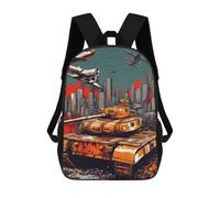 sinyumoney War Tank Sacs À Dos Pour Enfants, Cartables Imprimés En 3D, Sacs À Dos Pour Élèves Du Primaire Et Du Collège (garçons Et Filles) 17inch
