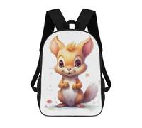 sinyumoney Watercolor Baby Squirrel Sacs À Dos 17 Pouces Pour Enfants, Sacs D'école Imprimés En 3D Pour Élèves Du Primaire Et Du Collège, Garçons Et Filles