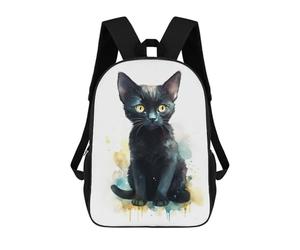 sinyumoney Watercolor Bombay Cat Baby Sac À Dos Imprimé En 3D Pour Garçons, Sac D'école Grande Capacité, Sac De Voyage, Sac À Livres, Sac D'école Pour Garçons, Mochila 17inch