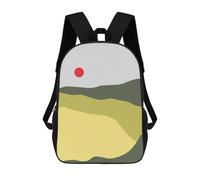 sinyumoney Watercolor Landscape 7 Sacs À Dos Pour Enfants, Sac D'école Imprimé En 3D, Cartable Pour Enfants, Sac De Voyage, Sac À Dos Garçon Fille, Sac D'école Pour Enfants 17inch