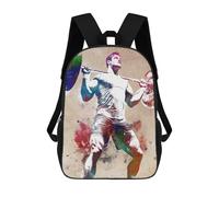 sinyumoney Weightlifting Sport Sacs À Dos, Sac À Dos Enfant, Sac D'école, Sac À Dos De Voyage Imprimé En 3D, Accessoire De Mode, Sac À Dos Imperméable Pour Enfants 17inch