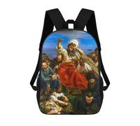 sinyumoney Wernyhora by Jan Matejko Sac À Dos Scolaire Imprimé En 3D Pour Garçons Et Filles, Sac À Dos Pour Ordinateur Portable Pour Enfants/étudiants/adultes 17inch