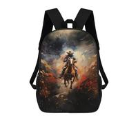 sinyumoney Western Cowboy Adventure Sacs À Dos Pour Enfants 17inch Sac À Dos Scolaire, Sac D'école Imprimé En 3D Pour Garçons, Élèves Du Primaire Et Du Collège