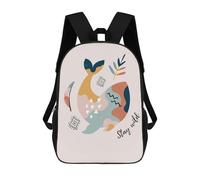 sinyumoney Whale Abstract Art Print Sac À Dos Enfant Tendance Et Amusant, Sac À Dos Pour Garçons Et Adolescents, Sac D'école Imprimé En 3D Pour Garçons 17inch