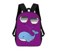 sinyumoney Whale Balloon Asexual Sacs À Dos Imprimés En 3D Pour Enfants, Sacs D'école Tendance Pour Garçons, Sacs De Voyage, Sacs Scolaires Pour Élèves Du Primaire 17inch