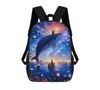 sinyumoney Whale Boy in Dreamy Sky Sacs À Dos Imprimés En 3D Pour Enfants, Sacs D'école Tendance Pour Garçons, Sacs De Voyage, Sacs Scolaires Pour Élèves Du Primaire 17inch