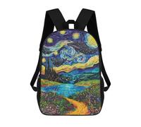 sinyumoney Whale Dreams Fantasy Art-1 Sacs À Dos Pour Enfants 17inch Sac À Dos Scolaire, Sac D'école Imprimé En 3D Pour Garçons, Élèves Du Primaire Et Du Collège