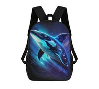 sinyumoney Whale Galaxy Art Print-3 Sacs À Dos Tendance Imprimés En 3D 17inch Sac D'école Décontracté Pour Enfants, Garçons, Élèves Du Primaire Et Du Collège