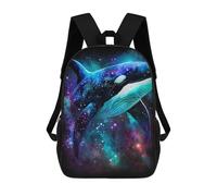 sinyumoney Whale Galaxy Art Print Sacs À Dos 17 Pouces Pour Enfants, Sacs D'école Imprimés En 3D Pour Élèves Du Primaire Et Du Collège, Garçons Et Filles