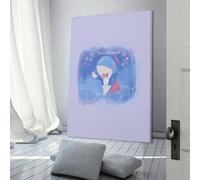 sinyumoney Whale Hello There Affiches Murales Pour Salle De Bain, Décoration Mignonne Pour Chambre, Prêtes À Accrocher, Grande Toile Murale Pour Salon 12x18inch(30x45cm)