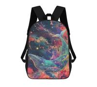 sinyumoney Whale in Cosmic Dreamscape Sacs À Dos Pour Enfants 17inch Sac À Dos Scolaire, Sac D'école Imprimé En 3D Pour Garçons, Élèves Du Primaire Et Du Collège