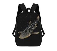 sinyumoney Whale Shark in The Deep Sacs À Dos Pour Enfants, Cartables Imprimés En 3D, Sacs À Dos Pour Élèves Du Primaire Et Du Collège (garçons Et Filles) 17inch